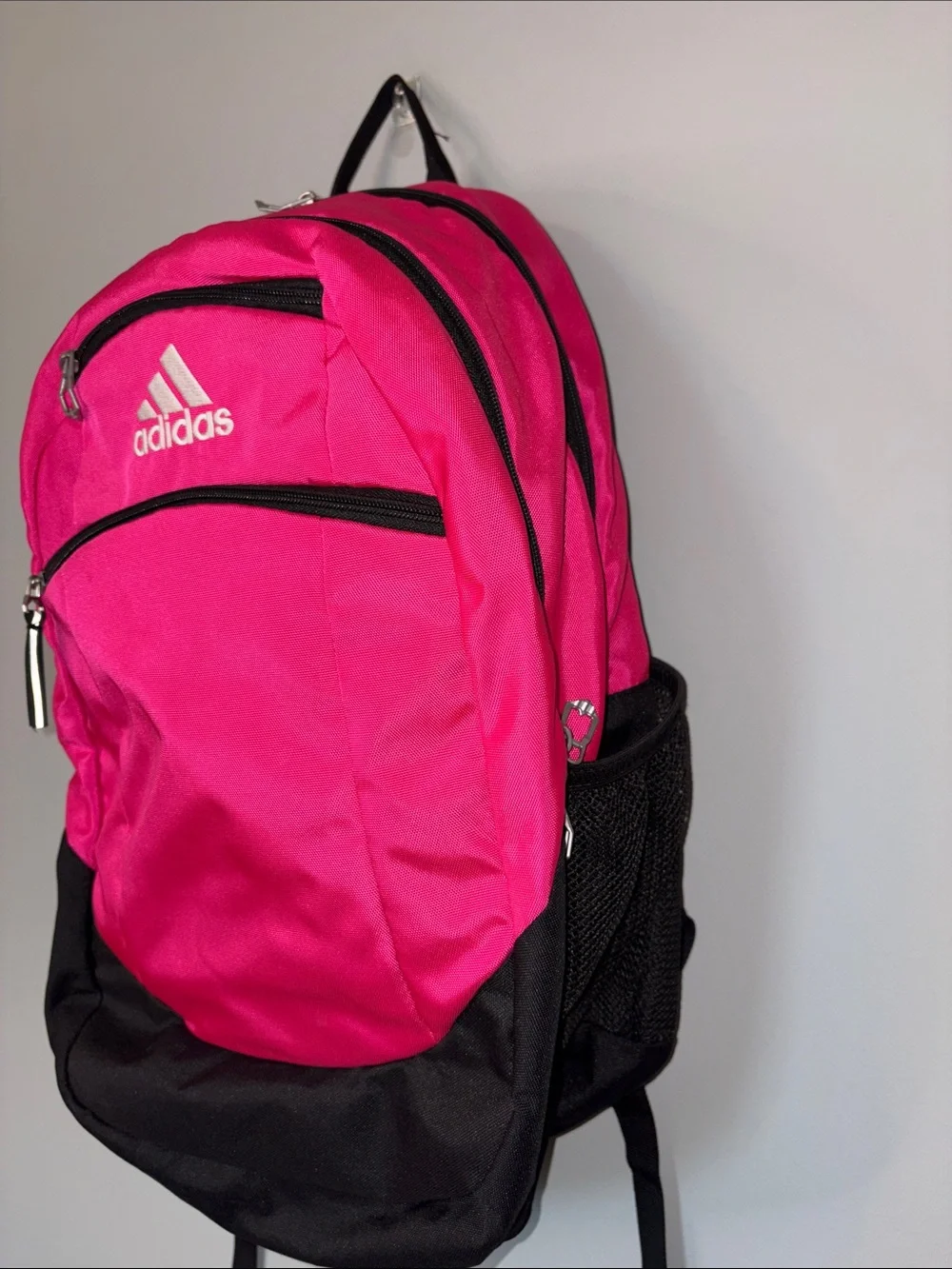 adidas Hot Pink and Black Everyday Backpack